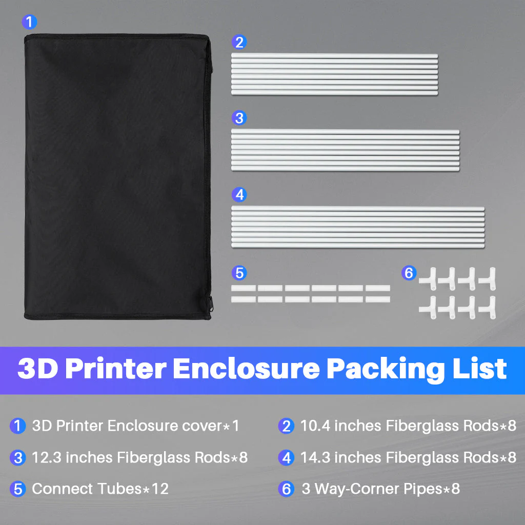 Enceinte pour imprimante 3D pour Neptune 2/2D/2S/3/3 Pro/4/4 Pro - Image 8