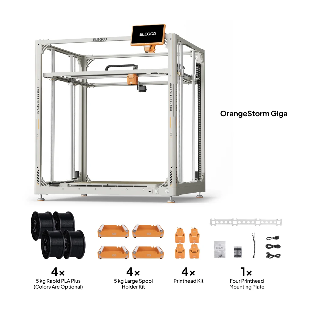 Pack OrangeStorm Giga avec imprimante à quatre têtes d'impression - Image 2