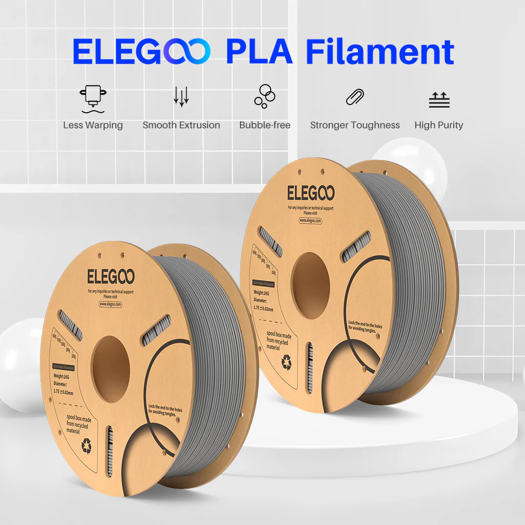 Filament PLA Gris 10 kg (RFID) - Image 3